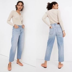 Madewell Balloon Jeans in Hewes Wash Size 29
